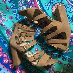 Sam Edelman Yasmina Buckle Strap Gladiator Heel